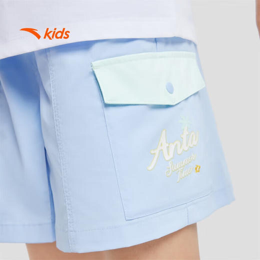 【超值】安踏儿童短裙2024年夏季女大小童户外运动裤裙透气裙子362428502 商品图3