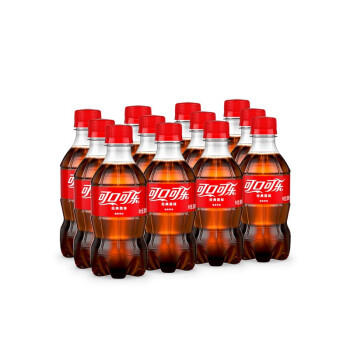 可口可乐（Coca-Cola）汽水 碳酸饮料 300ml*12瓶 整箱装 商品图4