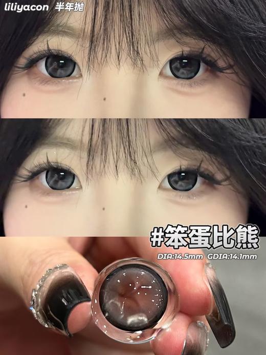 liliyacon半年抛美瞳 笨蛋比熊 14.5mm 商品图0
