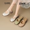 ZHR则则包头凉鞋女2025夏季新款粗跟法式单鞋配裙子气质玛丽珍鞋 商品缩略图1