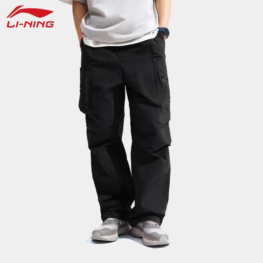 【M/L/XL断码】李宁CF溯男子速干凉爽直筒宽松工装裤运动长裤AYKV203【库存有限，如无货将做退款，介意慎拍！】 商品图2