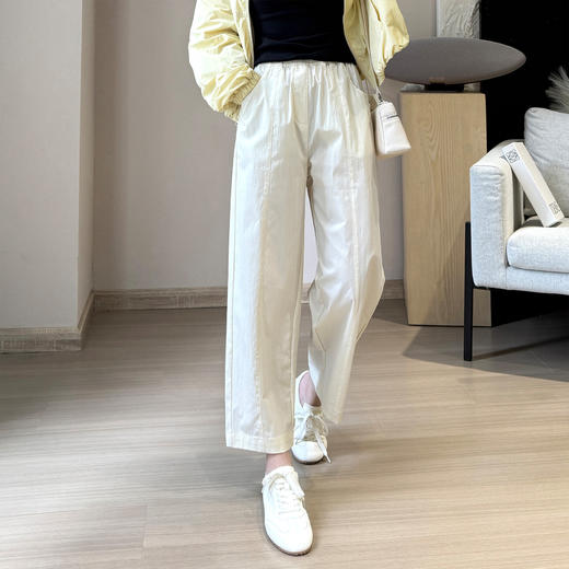 小个子纸片奶奶裤！2025精修显瘦九分裤速干肌理感春夏休闲裤女款！ 商品图6