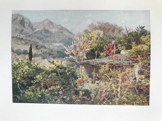 1907年 拉米亚的冬季 16幅彩色插图 漆布精装大32开 商品图6