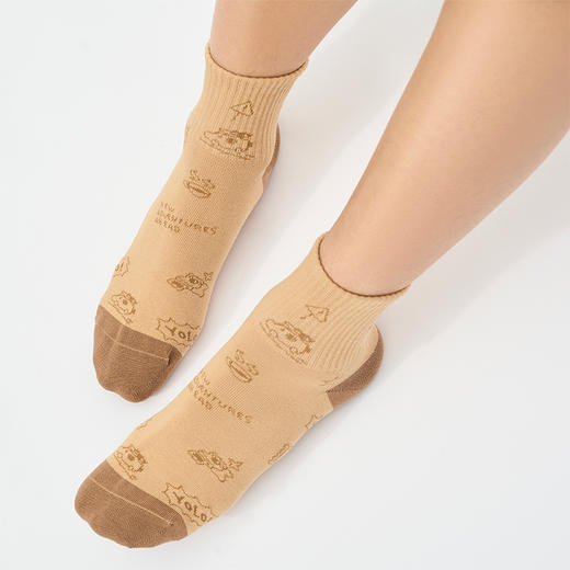 PΛNDΛER 旷野 抗菌中筒袜 商品图4