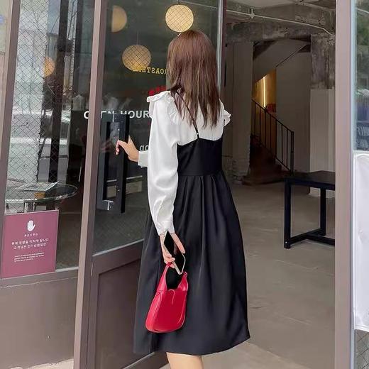 【诗铭洛可】XCY216收腰吊带裙蝴蝶结装饰A12-1/B20-2 商品图2