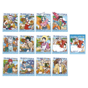 非人哉 海岛乌托邦 伪拍立得 12包/盒 国谷