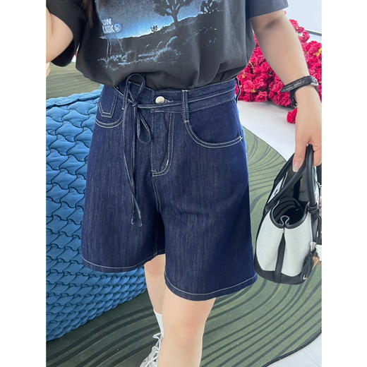 特  2506306    A字版型 宽松弹力中裤 商品图2