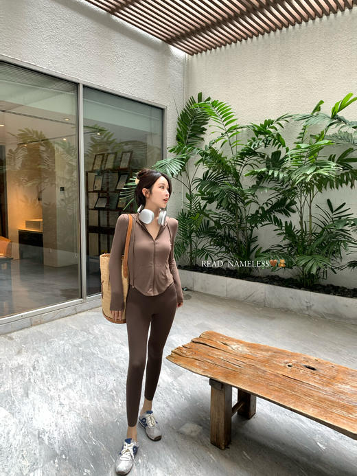 Read Nameless /咖色防晒帽衫+咖色超薄软瑜伽裤 2025/6/12 商品图8