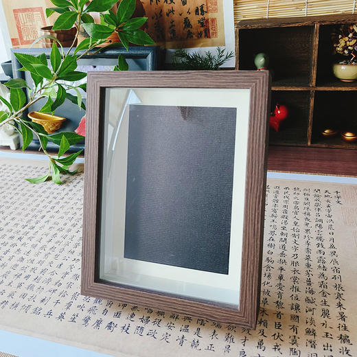 8寸小相框 冰箱贴展示收藏磁吸相框 黑白两用底色 优质铁板牢固吸附 亚克力罩 商品图1