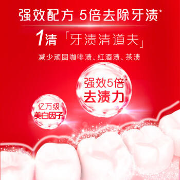 高露洁（Colgate）【孙颖莎同款】欧洲进口耀白去渍直立按压泵式美白牙膏100ml*2 /个人护理 /口腔护理 /牙膏 商品图1