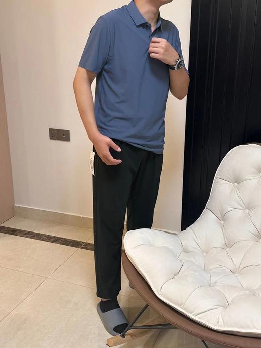 【复团开始】千元套装️仅需99ROMON罗蒙男士冰感无痕轻奢POLO休闲裤上身高级感满满锦氨纶冰丝速干面料清凉透气速干不沾身基地直邮 商品图11