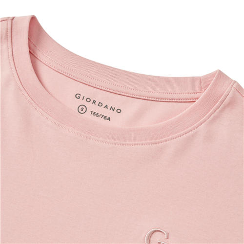 佐丹奴女装SS25商场同款【全面液氨】纯棉字母刺绣短袖T恤05325219 商品图10