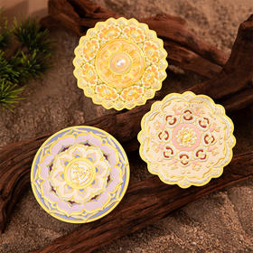 【敦煌藻井化妆镜】文创金属镜子中式纪念品伴手礼工艺品礼品