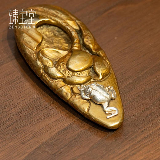 臻宝堂雕刻采莲茶刀 商品图1