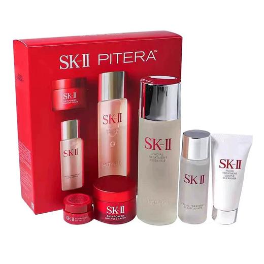 【香港直邮】SK-II全明星晶透5件套（护肤洁面20g+清莹露30ml+神仙水75ml+面霜15g+眼霜2.5g） 商品图2