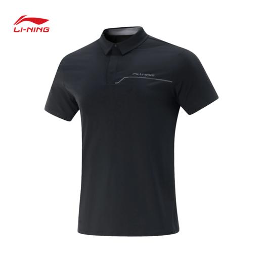 李宁健身系列男子冰感舒适防晒短袖POLO衫APLV285 商品图2
