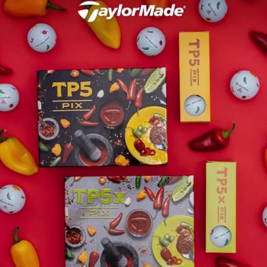 TaylorMade泰勒梅新款辣椒主题Peppers高尔夫球TP5/TP5x五层球 商品图0