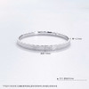 【限时8.8折】【线上铂金馆】PT950 #碎碎冰 #CNC 铂金空心固口几何条纹碎碎冰手镯（面宽约4.8-5.2mm，厚约2.7mm）(PTSZ00032)预售产品下单后不退款不退货不换货不补差价) 商品缩略图2
