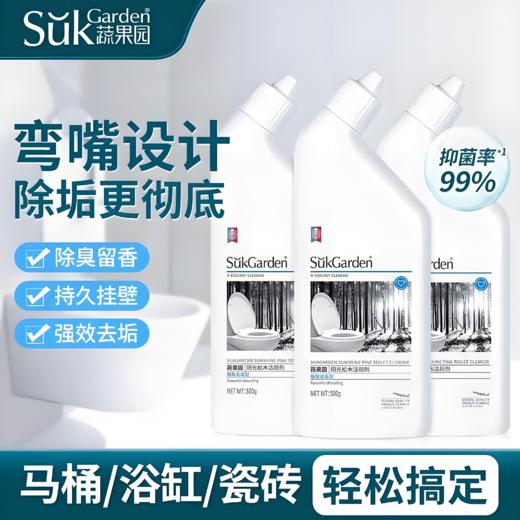 【亚欧超市】蔬果园阳光松木洁厕剂500g*3/组 商品图0