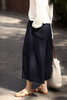 ✨【亚麻天丝凉感阔腿九分裙裤】，甄选汉麻斜纹布料，手感蓬松韧劲有质感，看着是裙子，其实是裤子，安全感爆棚， 巨显瘦！ 商品缩略图8