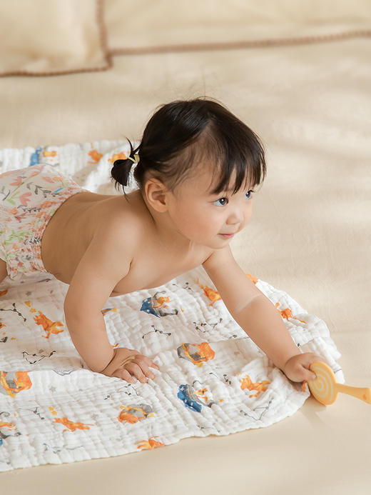 BEBETOUR 费雷德花园纱布浴巾（抑菌款） 商品图3