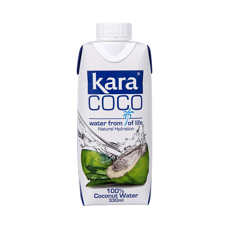 Kara椰子水 | 330ml*12瓶 电解质饮料 印度尼西亚进口 自有生态椰林 无菌利乐包装