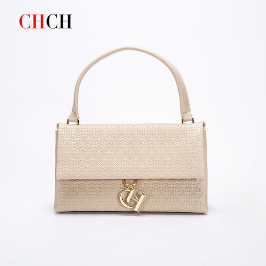 CHCH祈祈手提包轻奢高级感单肩包真质感通勤斜挎包 商品图0