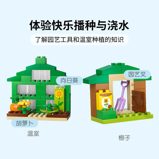 乐高积木L10461乐高得宝大颗粒系列猪爷爷的花园和温室 商品图1