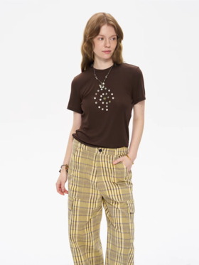 local tag/It25ssk47/地中海沙滩贝扣短袖