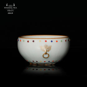 问鼎汝瓷天青七宝大战鼓杯