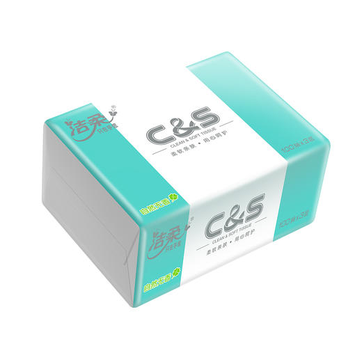 洁柔纸面巾雅白纯木软抽纸3层100抽×3包 商品图1