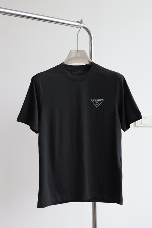 P.R.D 喷墨印花小标 纯棉圆领短袖T恤 TX534 商品图4