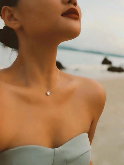 【人鱼之泪锁骨链】s925纯银的金属配件，适配多种穿搭场景-CC G1431 商品图7