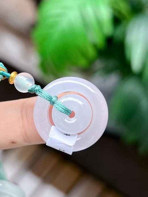 【直播大场福利】高冰翡翠子母扣吊坠 平安顺遂 心心相印 含证书 商品图2