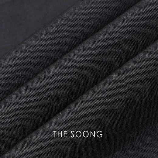 THESOONG"本然优雅"纯棉凉感透气线条感无袖背心连衣裙HBQZ4805 商品图6