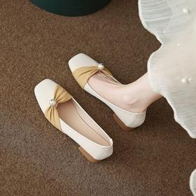 初春必穿の晚晚风【法式撞色单鞋】 舒适柔软， 走几万步都不累！