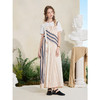 两三事梵高文艺垂音漫律2025夏新款时尚拼色条纹印花连体裤女宽松 商品缩略图1