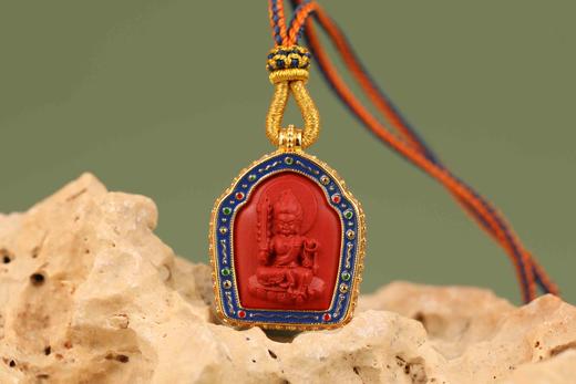 朱砂珐琅彩生肖吊坠 商品图3