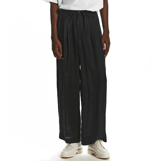 Markaware TRIPLE PLEATED TROUSERS 爱尔兰高级亚麻宽松阔腿裤 商品图1