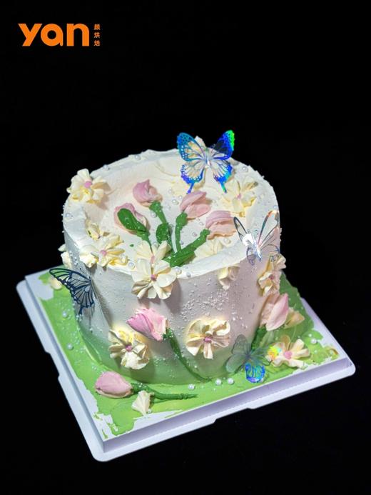 小清新蝴蝶蛋糕 商品图0