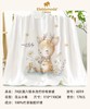 小象萌哒 7A抗菌六层水洗竹纱布童被 花丛小鹿110*110（盒装） 商品缩略图0