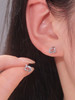 卡蒂罗/KADER 光芒环绕耳钉 简约几何线条时尚简约通勤养耳洞纯银耳饰 莫比乌斯环缠绕轻奢高级感配饰 商品缩略图4