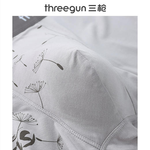 Threegun三枪 舒木尔印花男平脚裤-50743B031 商品图4