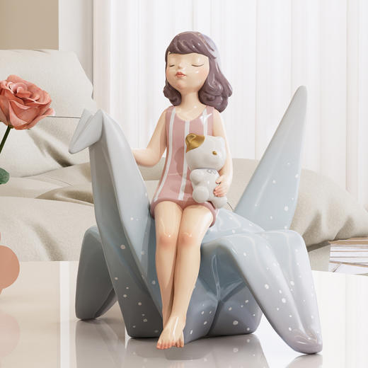 祥鹤-粉色-周双 商品图0