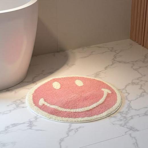 Smiley home 网球笑脸地垫超软卫生间浴室吸水速干脚垫【该商品不支持用券】 商品图8