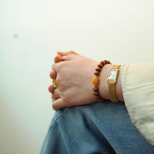 老山檀蜜蜡转运手串 CR 商品图2