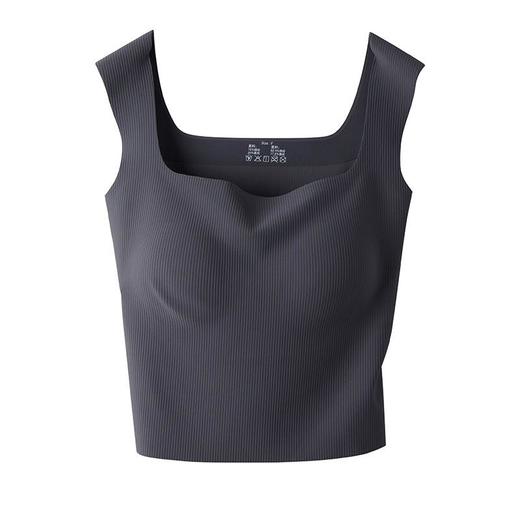 【搭配伴侣Max】Cerotich带胸垫百搭宽肩背心女士夏季外穿内搭打底短款一字领上衣 商品图4