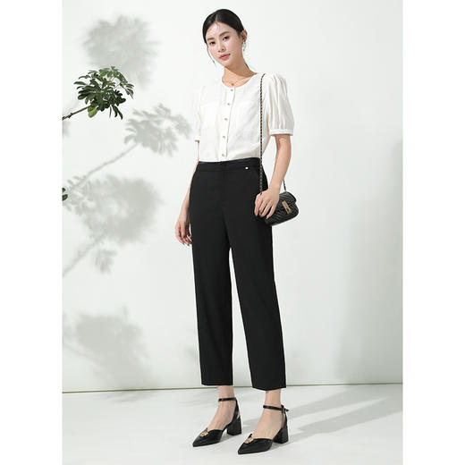 女裤春夏季韩版莫代尔面料烟管裤    AC-5T7211 商品图4