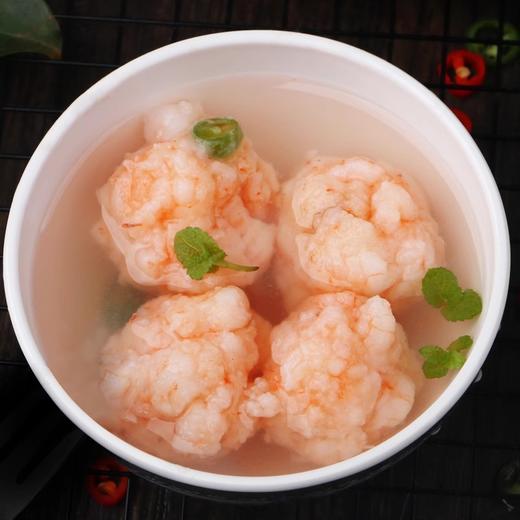 东上御品100g*8袋虾滑新鲜火锅生鲜挤袋手打青虾滑虾球 商品图4