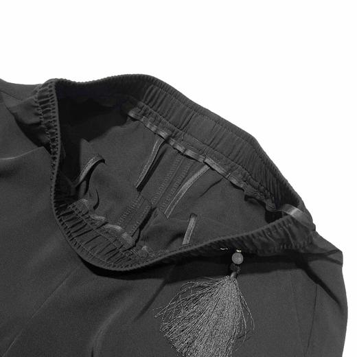 夏季韩版松紧腰轻国风醋酸纤维直筒裤    AC-5T7189 商品图11